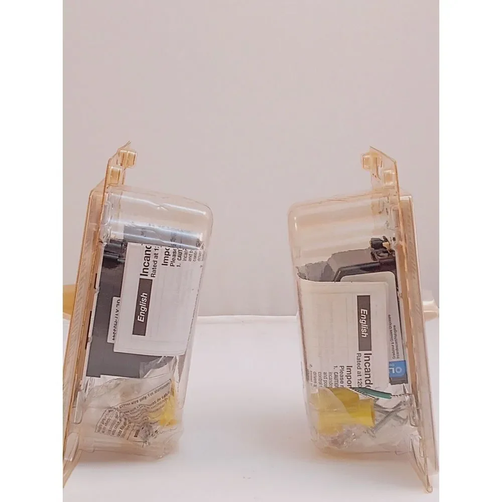Lot Of 2 Lutron‎ Skylark 600W Single Dimmer Ivory/Almond PN S-600PH-IV/S-600H-IV